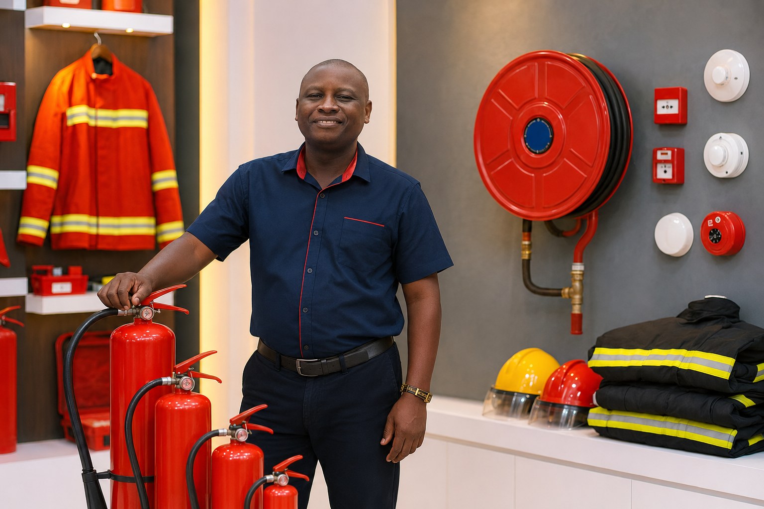 Fire extinguisher and safety supplies from Bert Consults