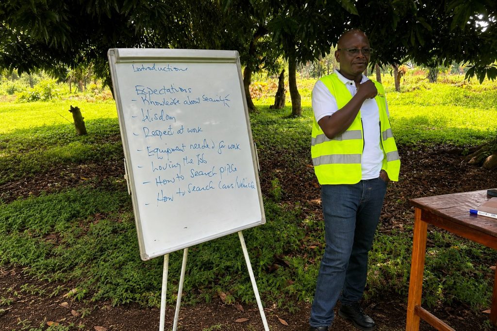 Bert Consults HSSE and security training session